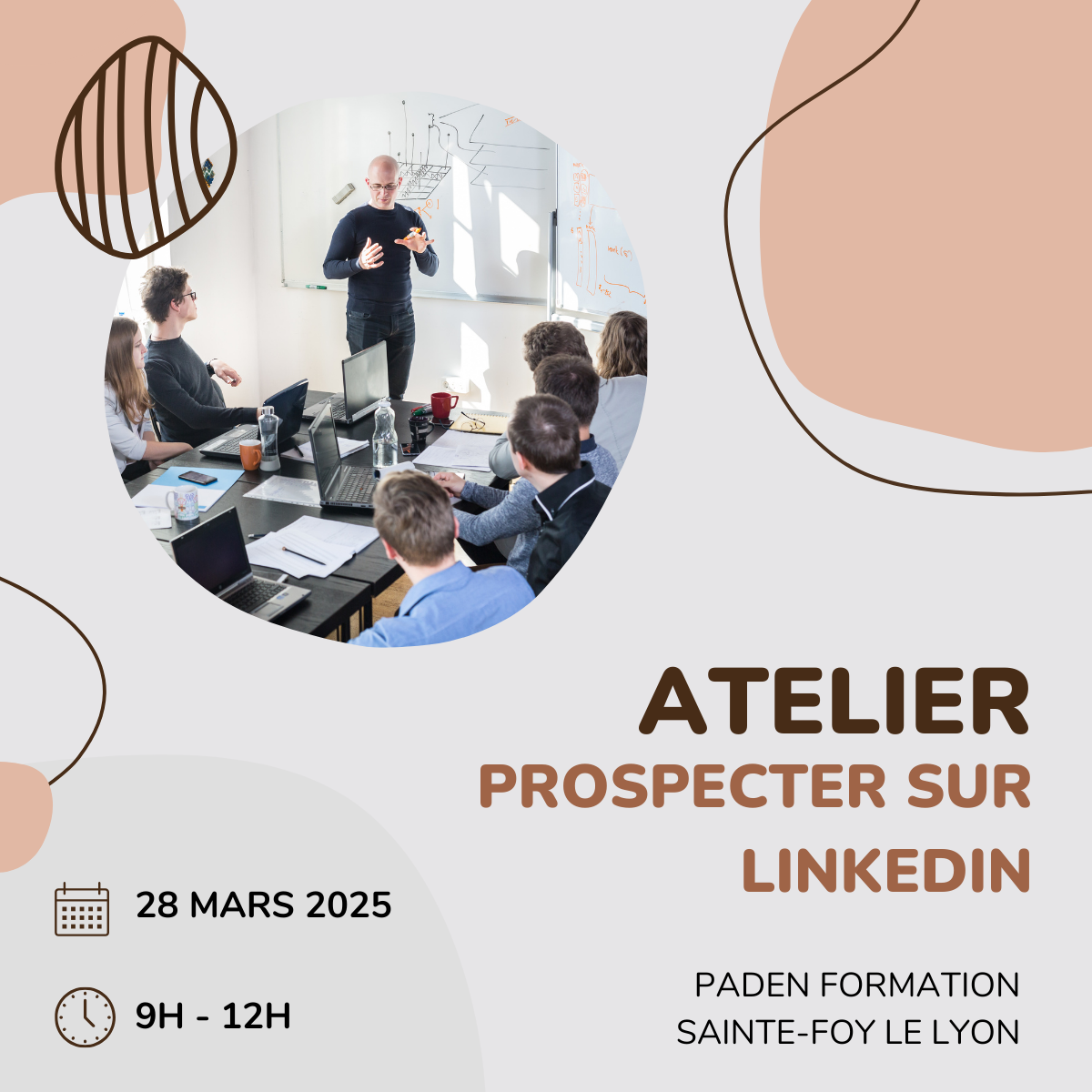 Atelier Prospecter sur Linkedin à Sainte-Foy les Lyon