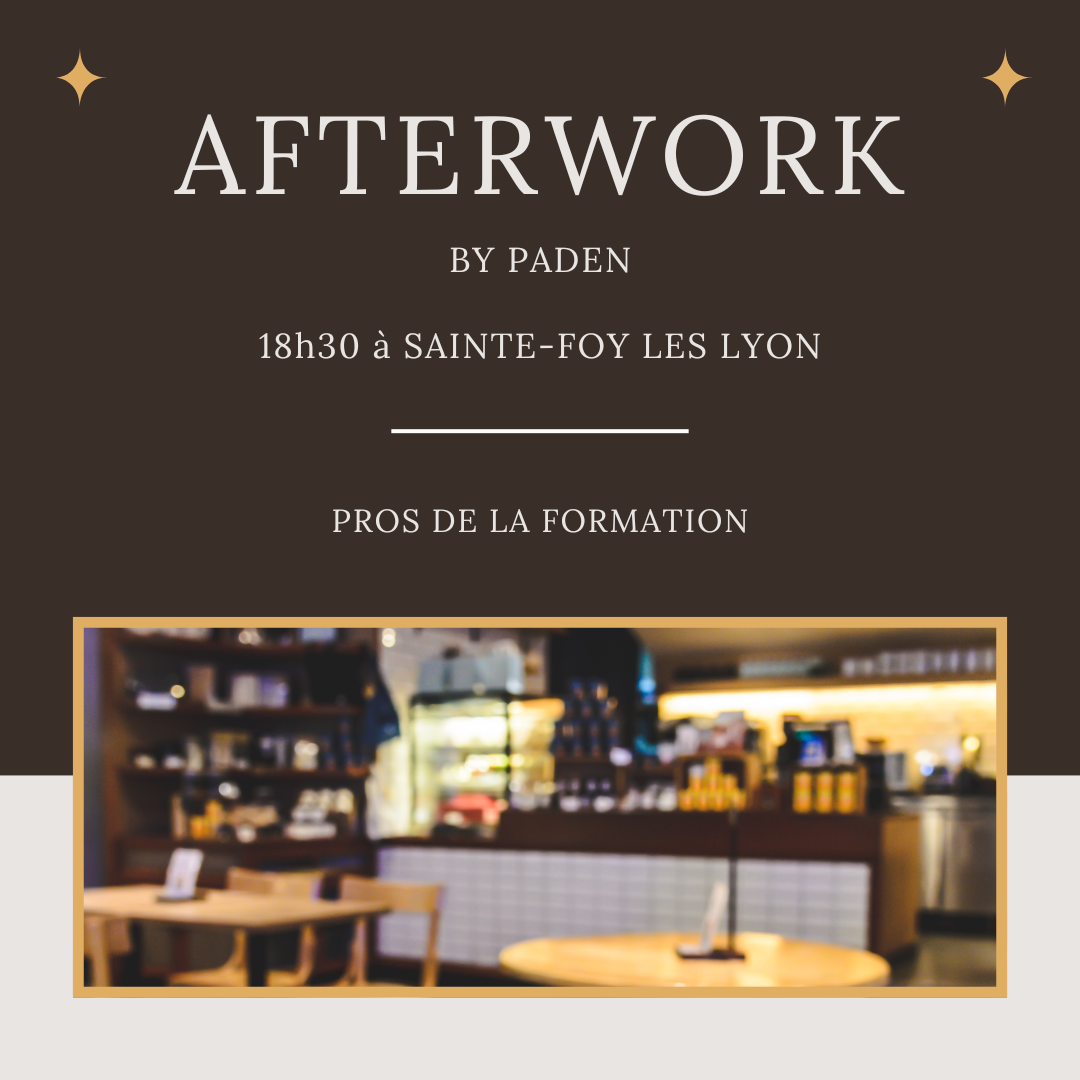 Afterwork à Sainte-Foy les Lyon pour les Pros de la formation