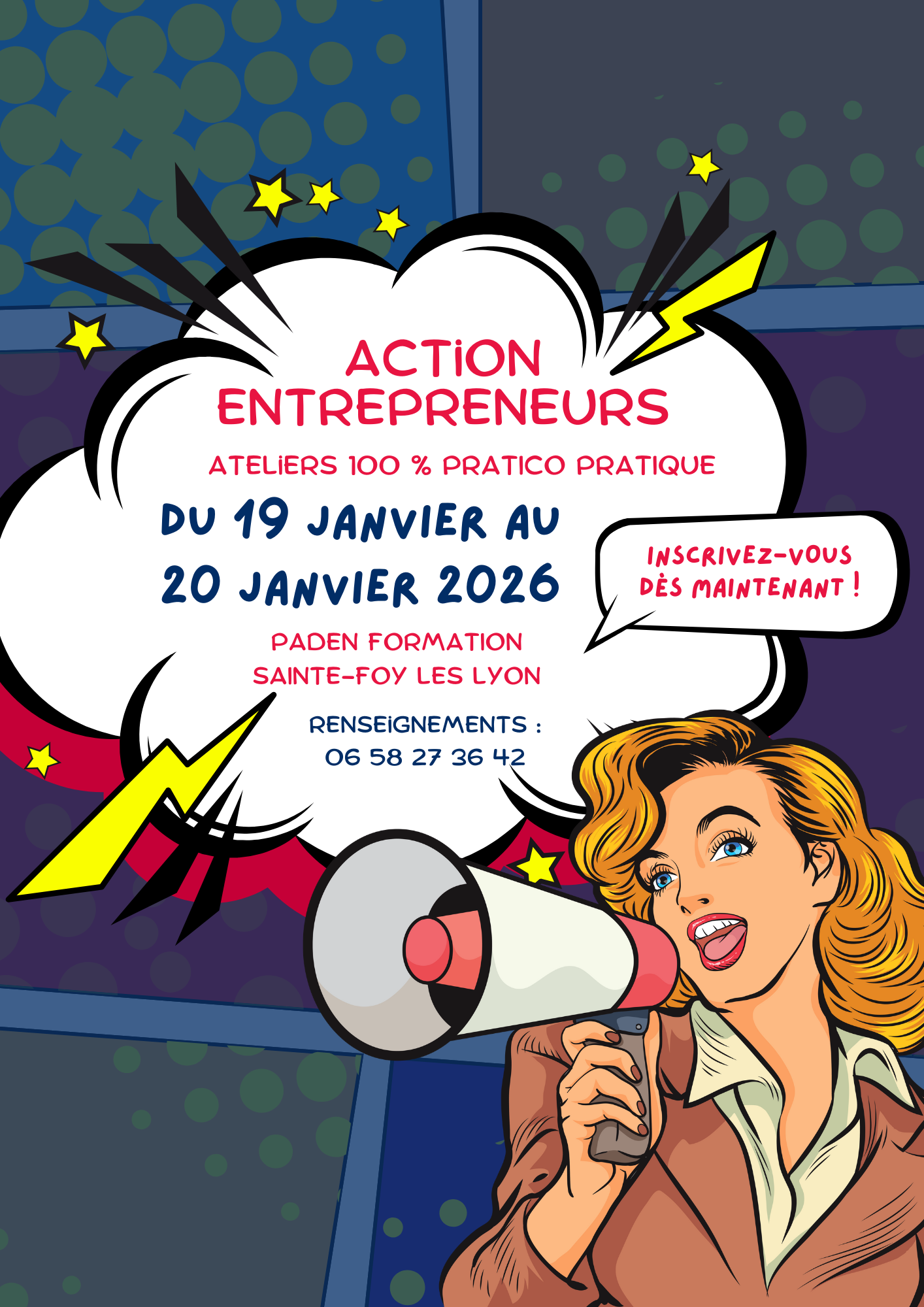 Action Entrepreneurs - 2 journées d'ateliers pour pros à Sainte-Foy les Lyon