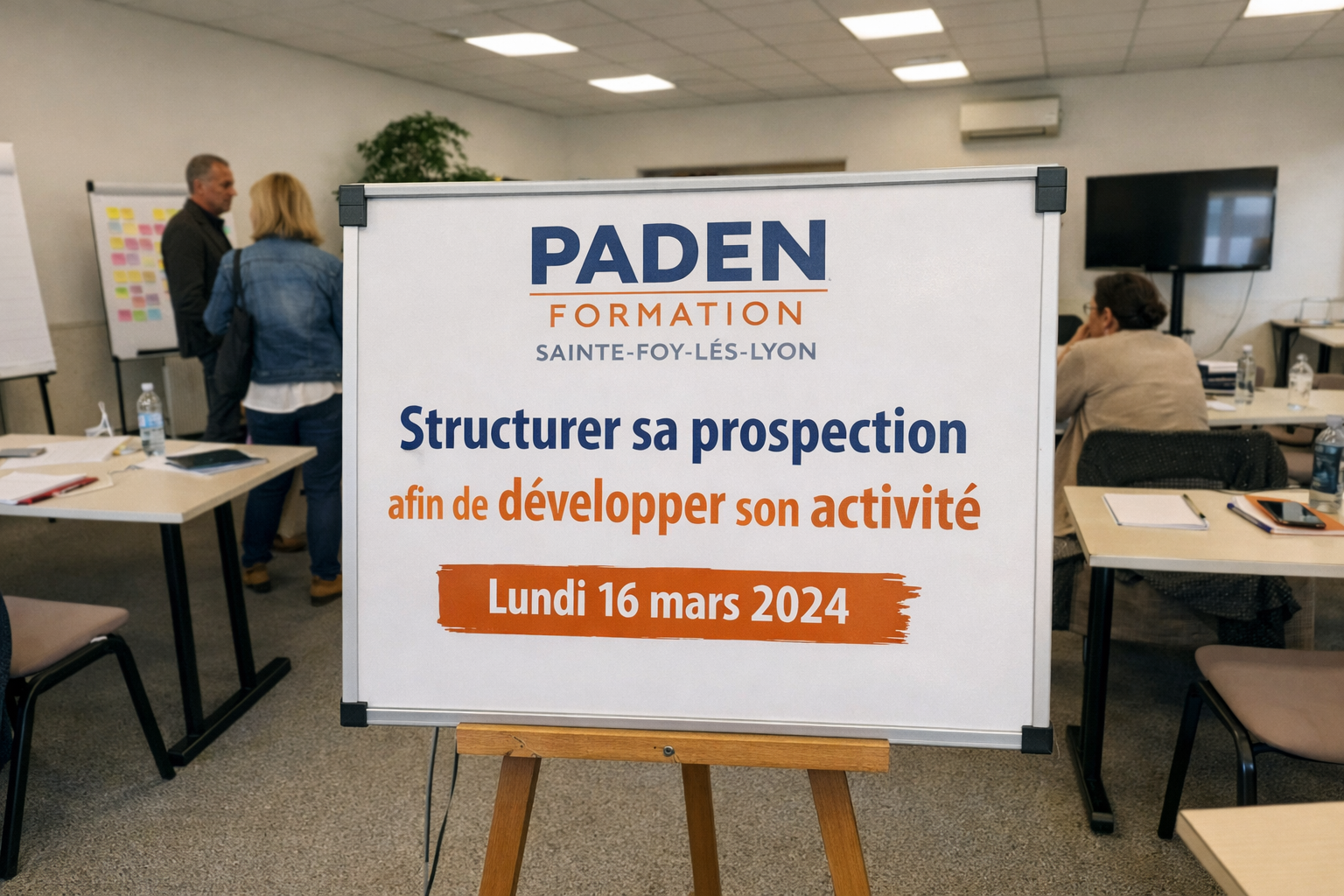Structurer sa prospection afin de développer son activité – Lundi 16 mars – PADEN FORMATION, Sainte-Foy-lès-Lyon.