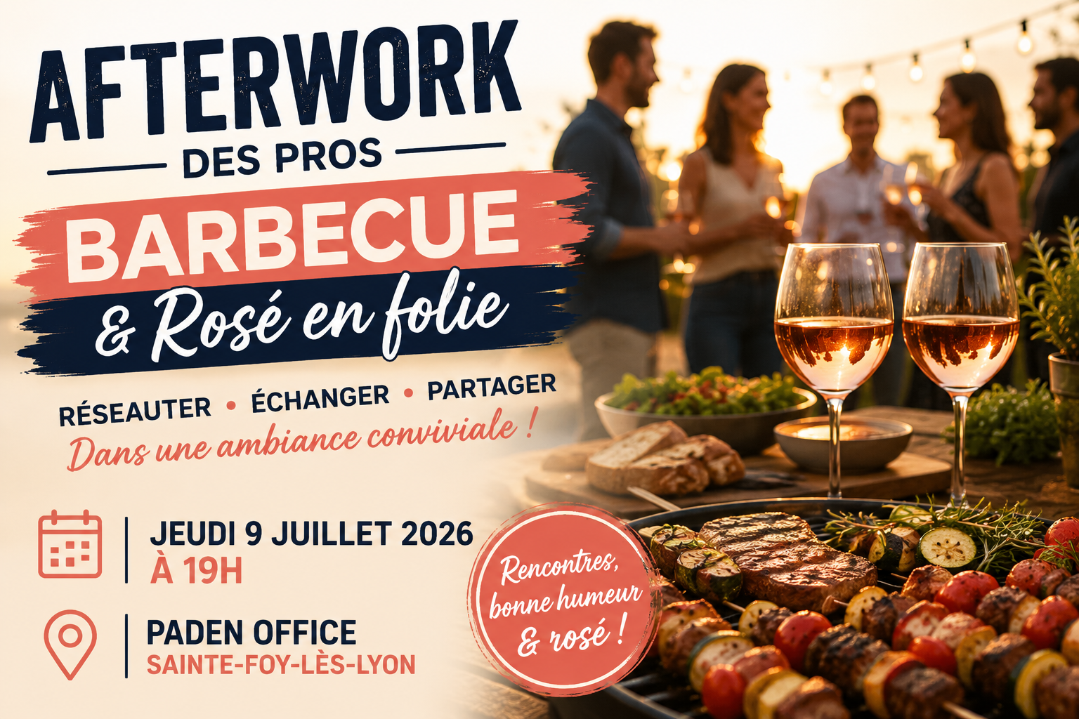 Afterwork des pros à Sainte-Foy les lyon le 9 juillet 2026